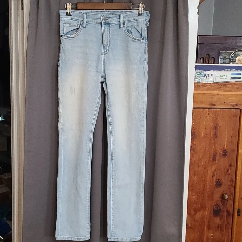 Old Navy GIRLS?? Jeans Skinny Built-in Flex Adjustable Waist Stretch Sz 16 GUC‎